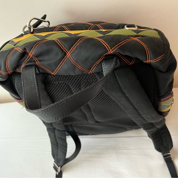 Prada Back Pack Quilted, Nylon, Spring 2017, Multicolor Print - Picture 9 of 16